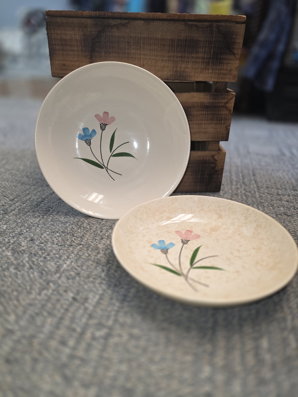Set Of 2 Vintage MCM 1957 Stetson China Bowls